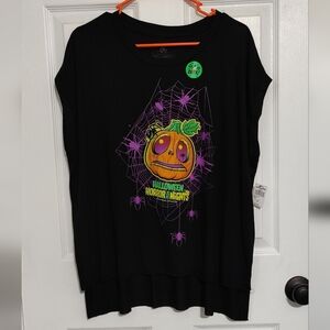 Universal Orlando Black HHN Lil' Boo Muscle Tee